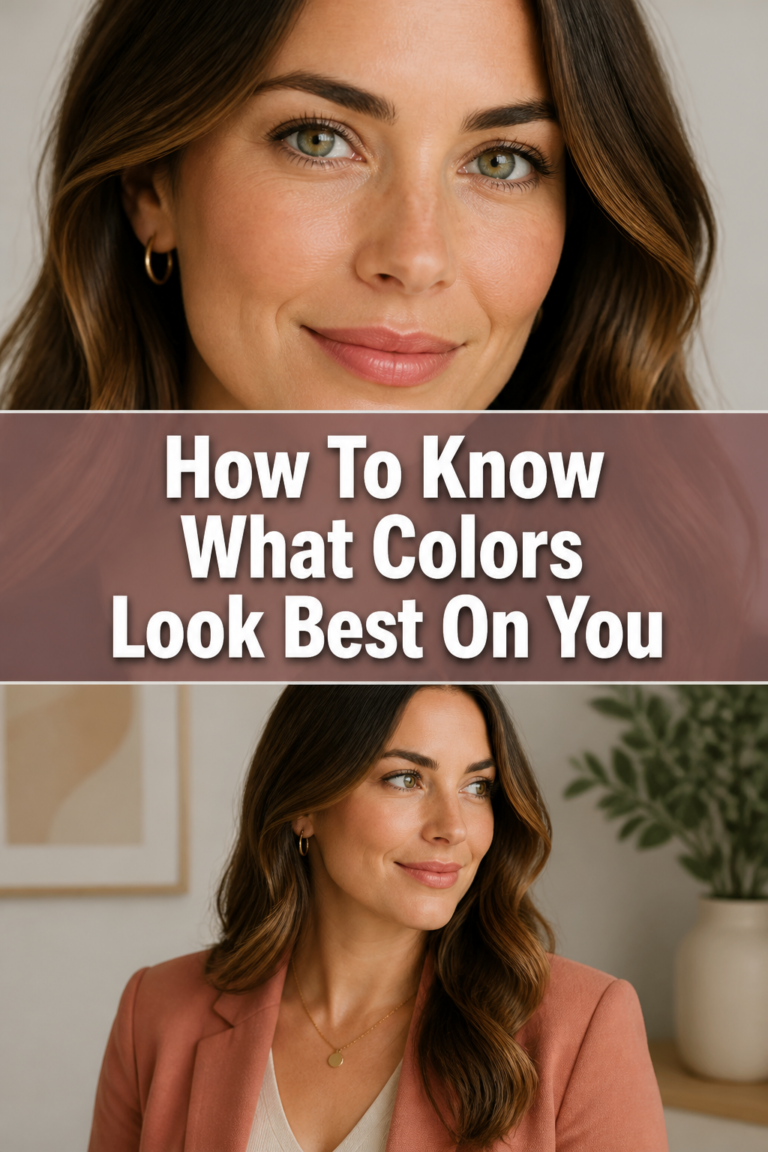 🎨 How To Know What Colors Look Best On You