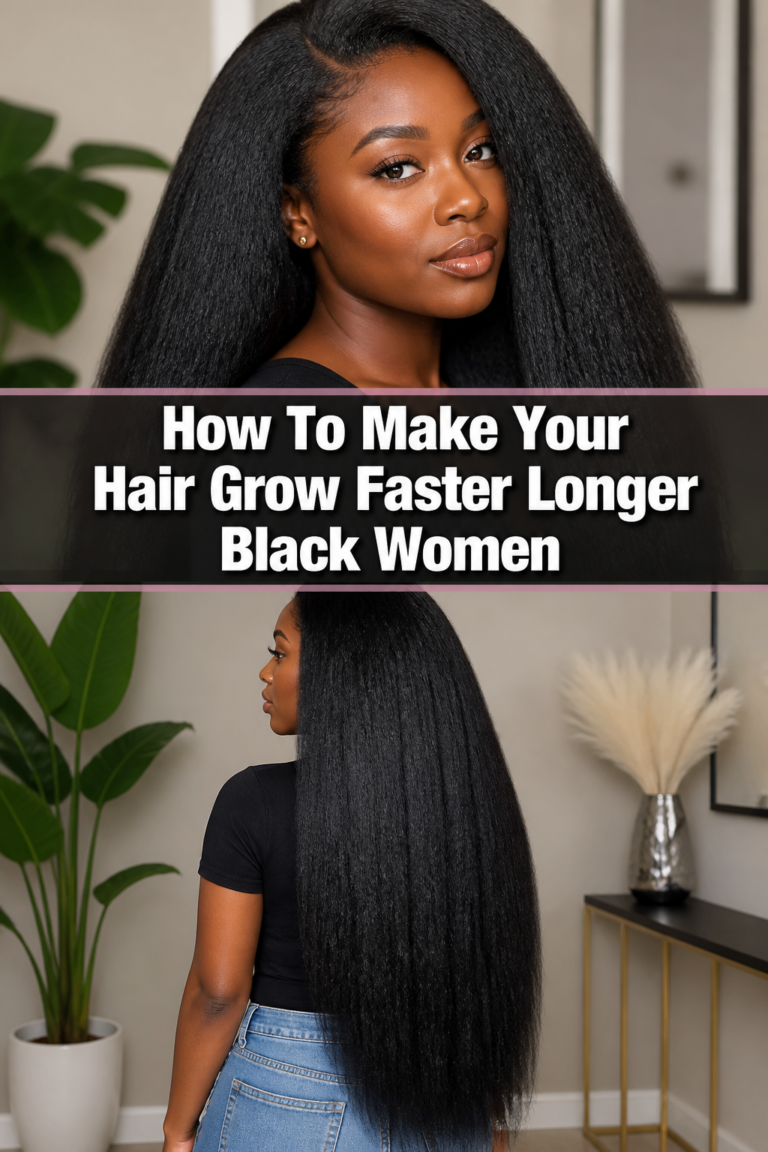 ✨ How To Make Your Hair Grow Faster Longer Black Women