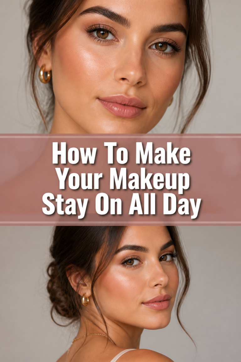 ✨ How To Make Your Makeup Stay On All Day