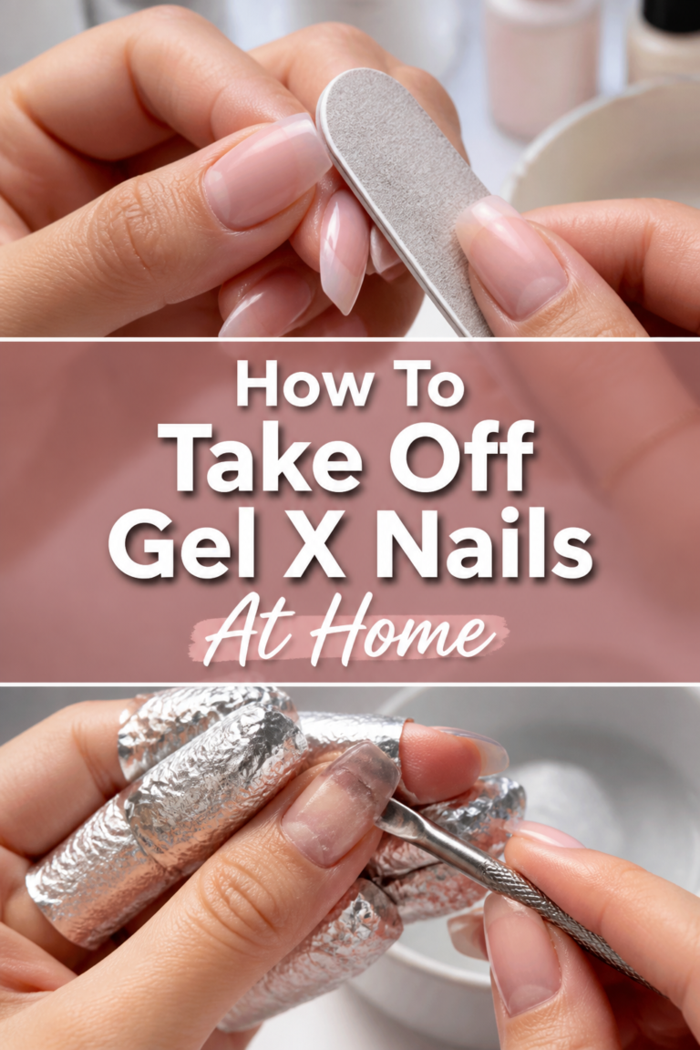 💅 How To Take Off Gel X Nails At Home