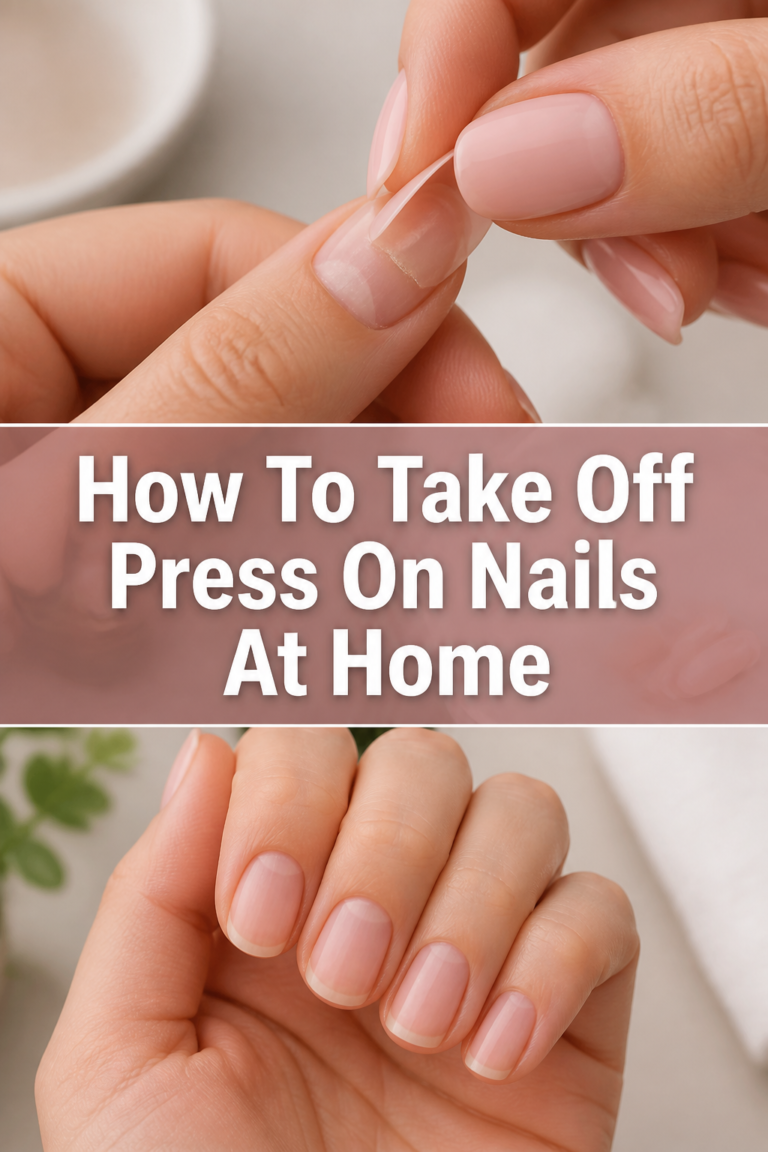 💅 How To Take Off Press On Nails At Home